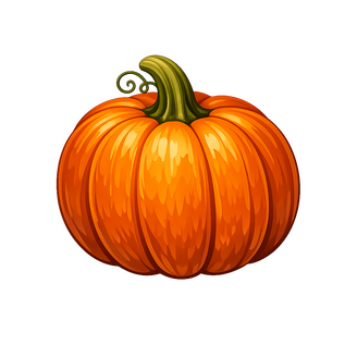 Pumpkin Bright orange pumpkin